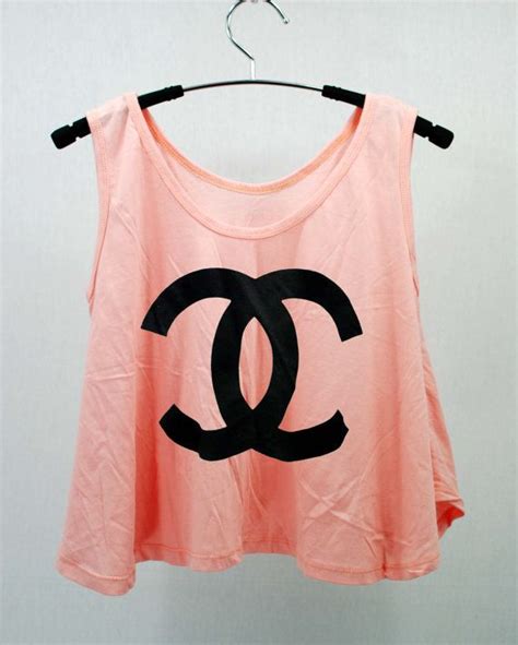 pink chanel tank|chanel silk blouses.